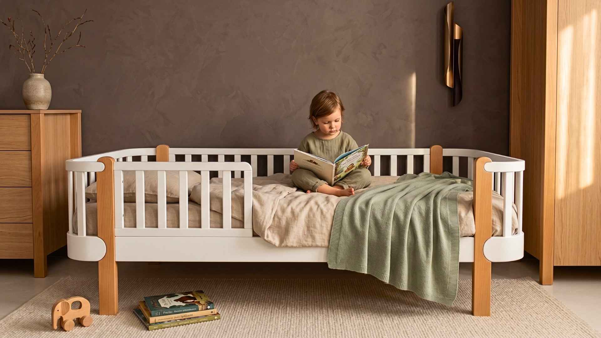 Prémiová dětská postel z bukového masivu Zukko Gekko