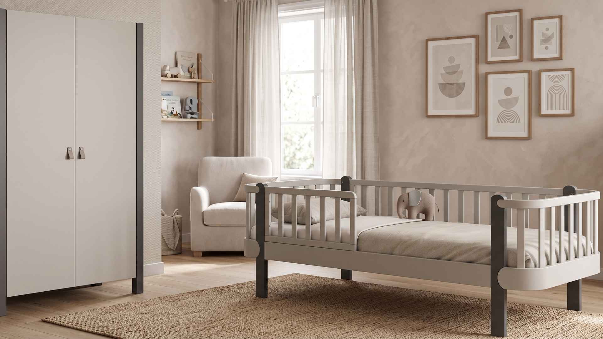 Prémiová dětská postel z bukového masivu Zukko Gekko