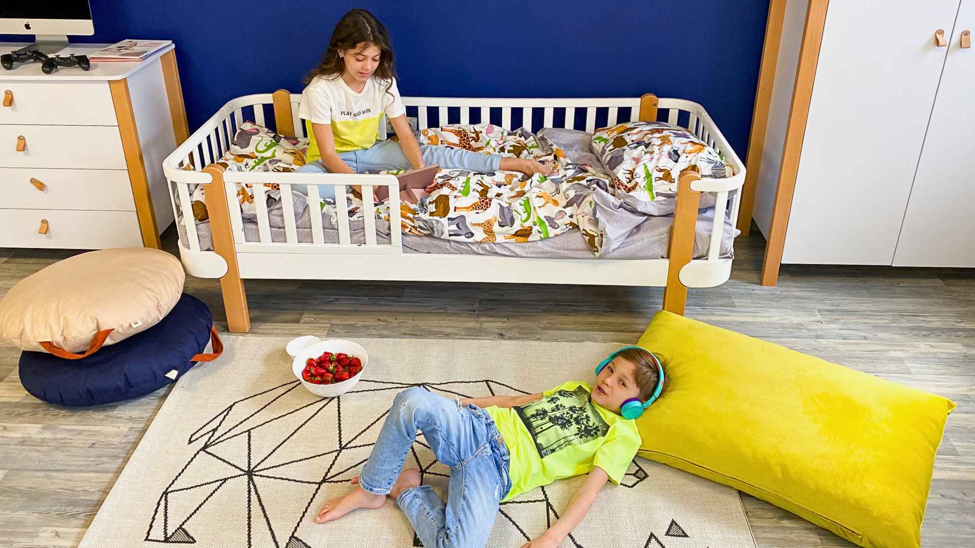 Luxusní a stabilní dětské postele Gekko Kids z masivního dřeva