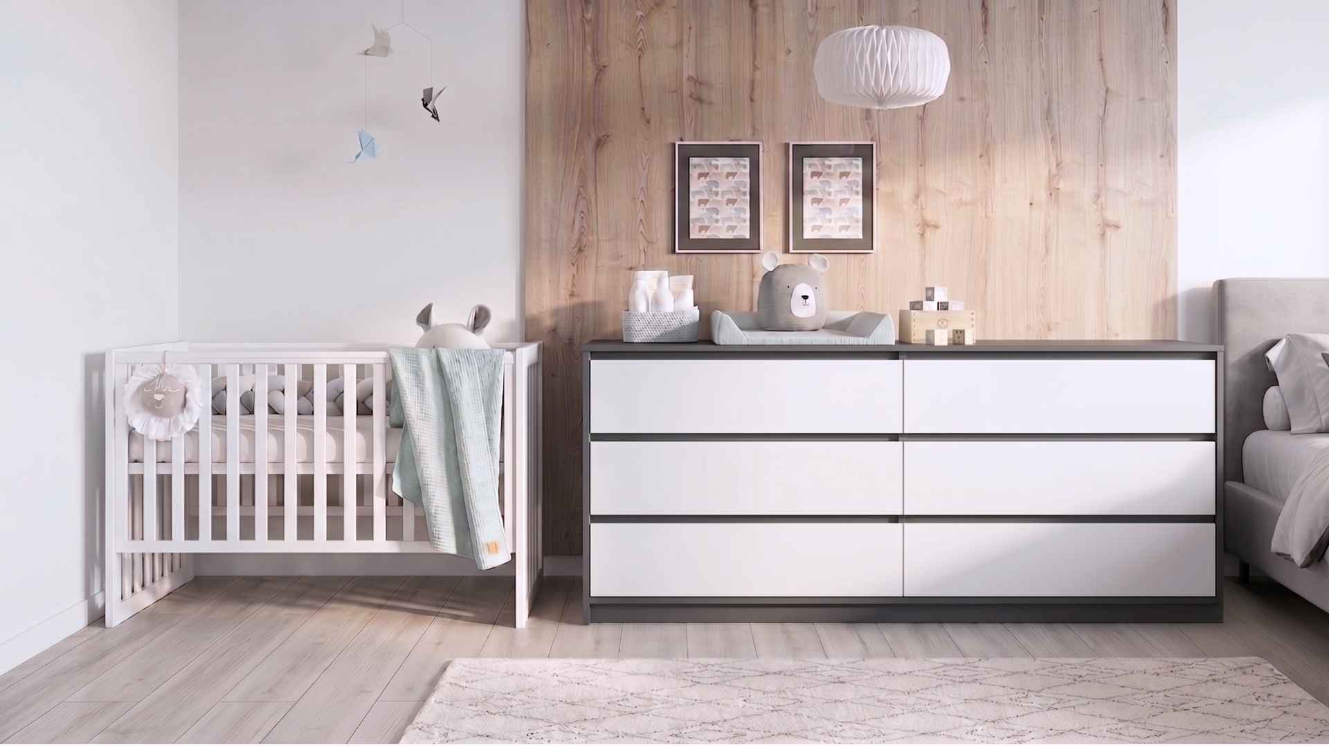 Komoda se 6 zásuvkami Lovitto Gekko