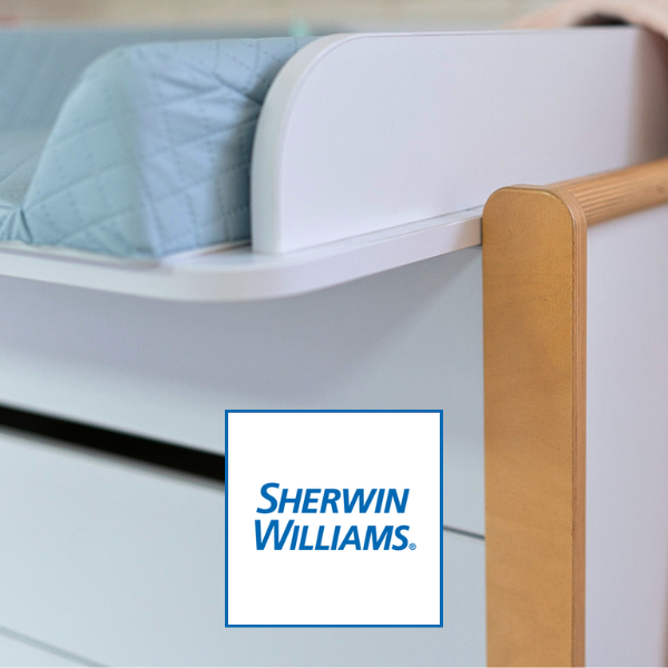 MDF a LTD materiál a lak Sherwin-Williams