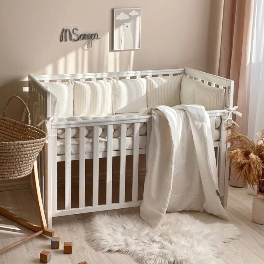 Sada dětského ložního prádla Gekko Kids Mléčné