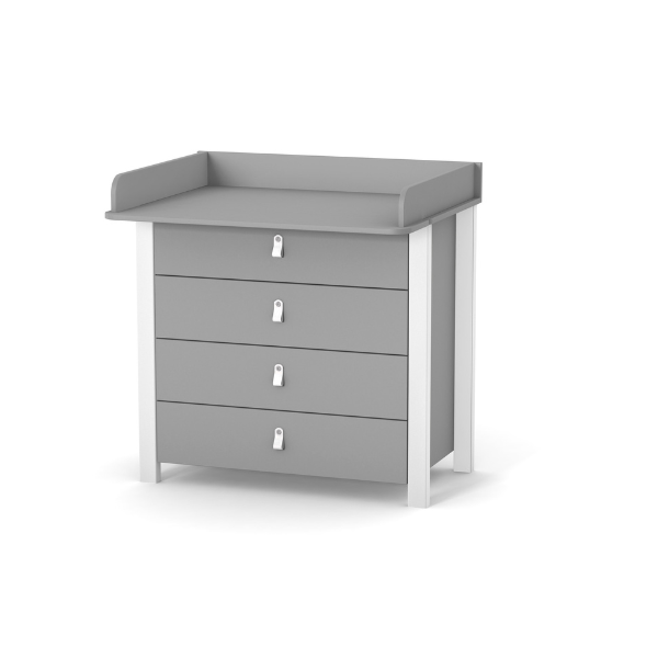 Detail vysoce kvalitního zpracování materiálu přebalovacího pultu