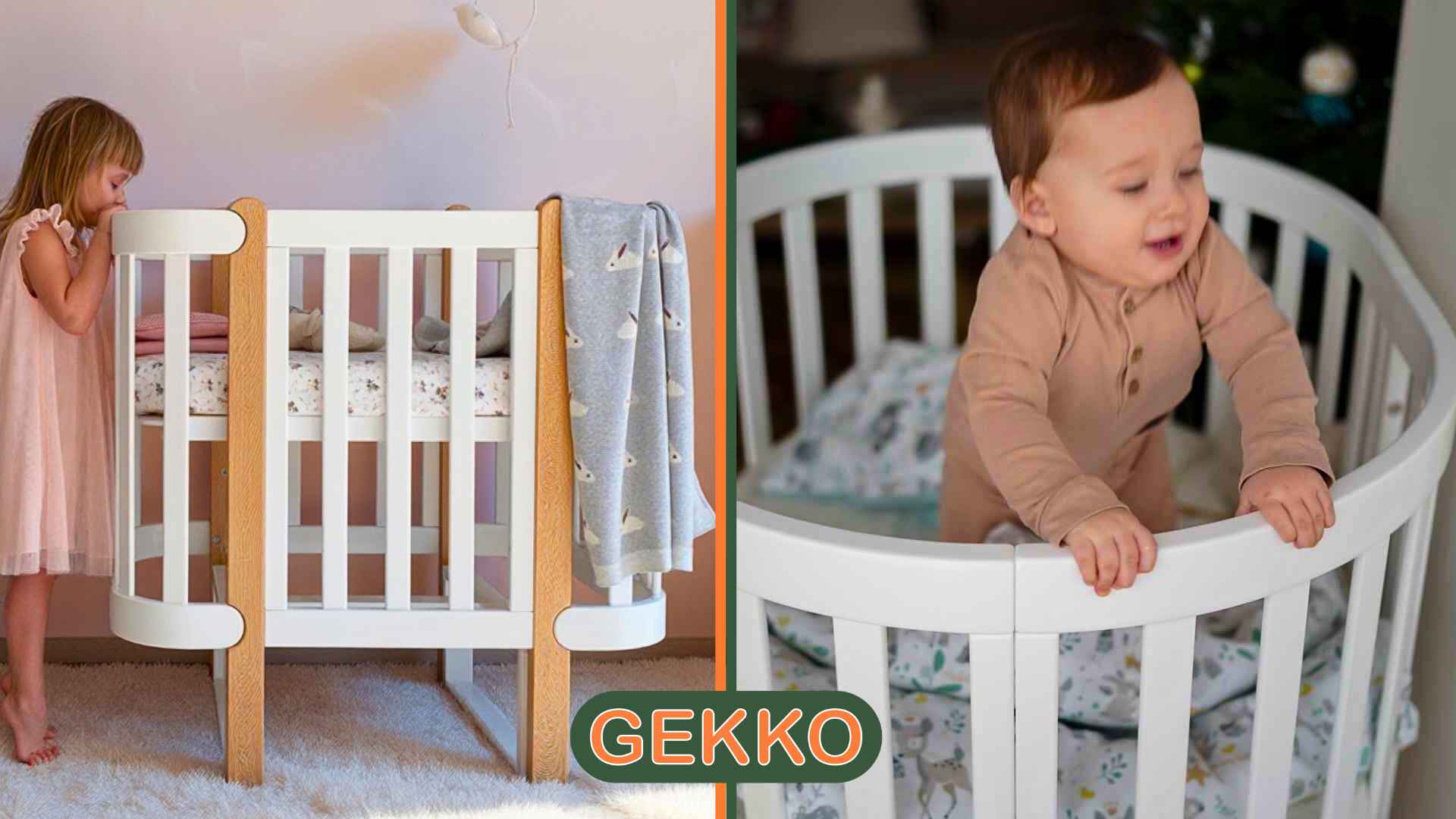 Rozměry a tvary postýlek Gekko Kids