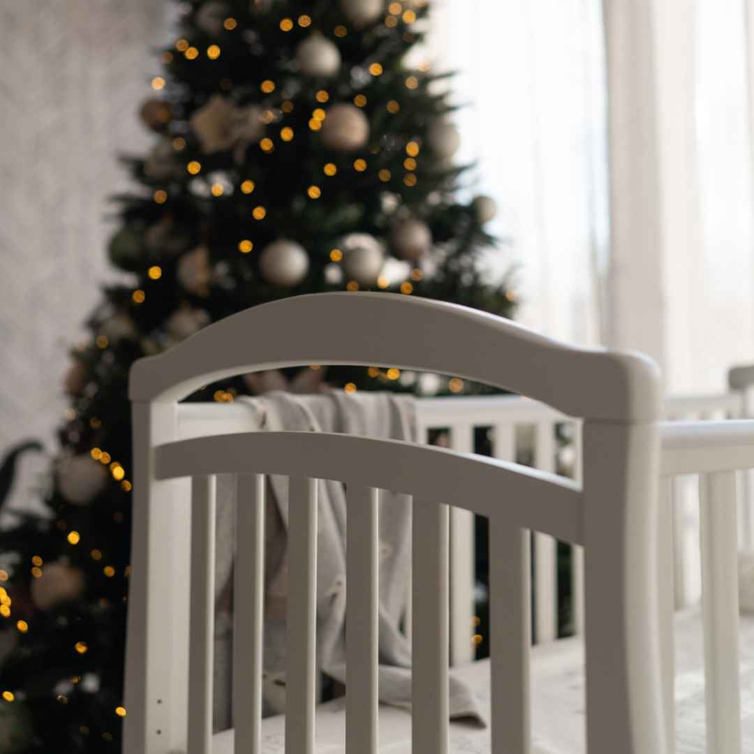 Dětská postýlka Rinbo Gekko Kids 120x60. Bílá