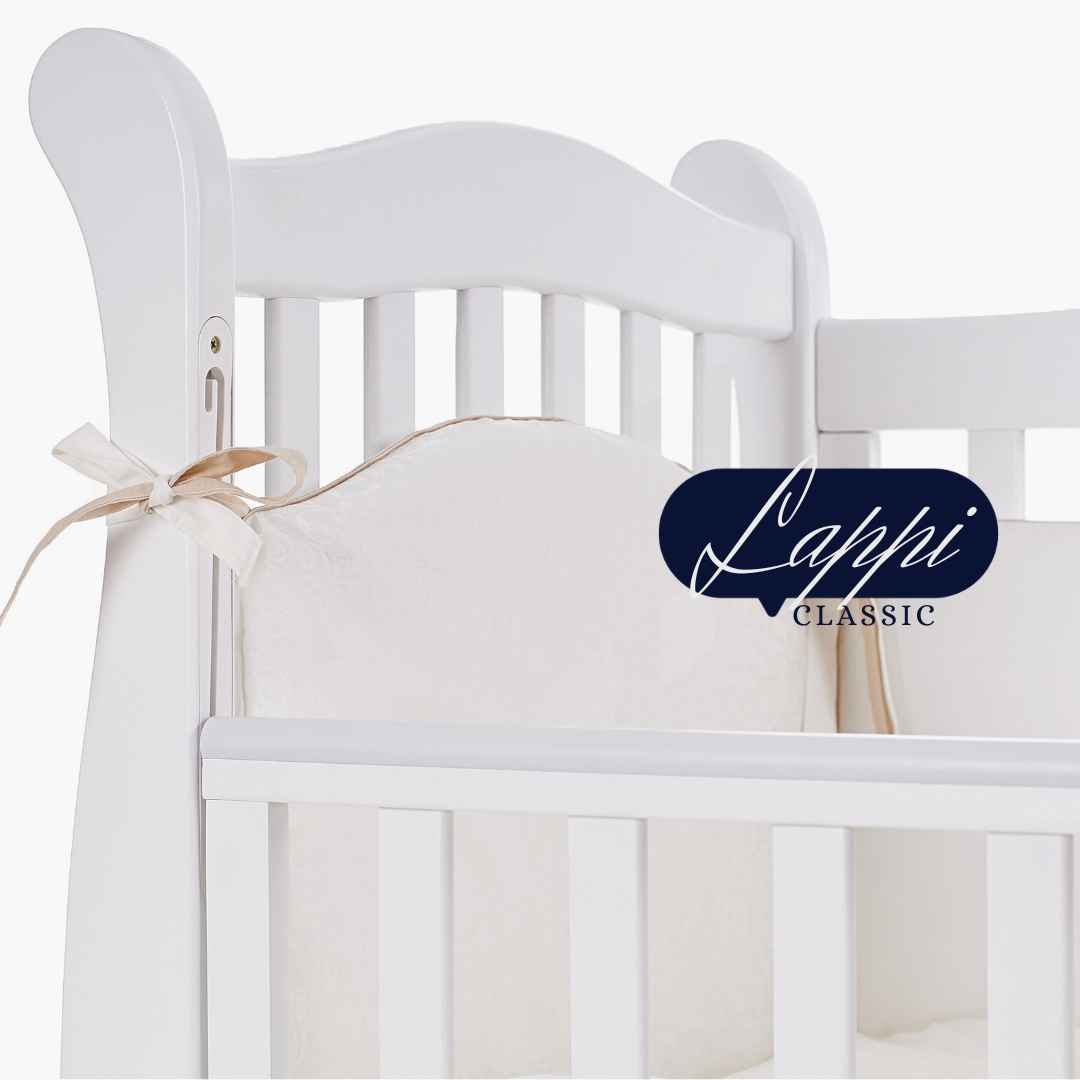 Dětská postýlka Lappi Gekko Kids 120x60. Bílá