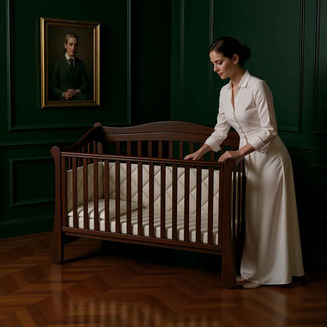 Dětská postýlka Flatti Gekko Kids 120x60. Tmavý ořech