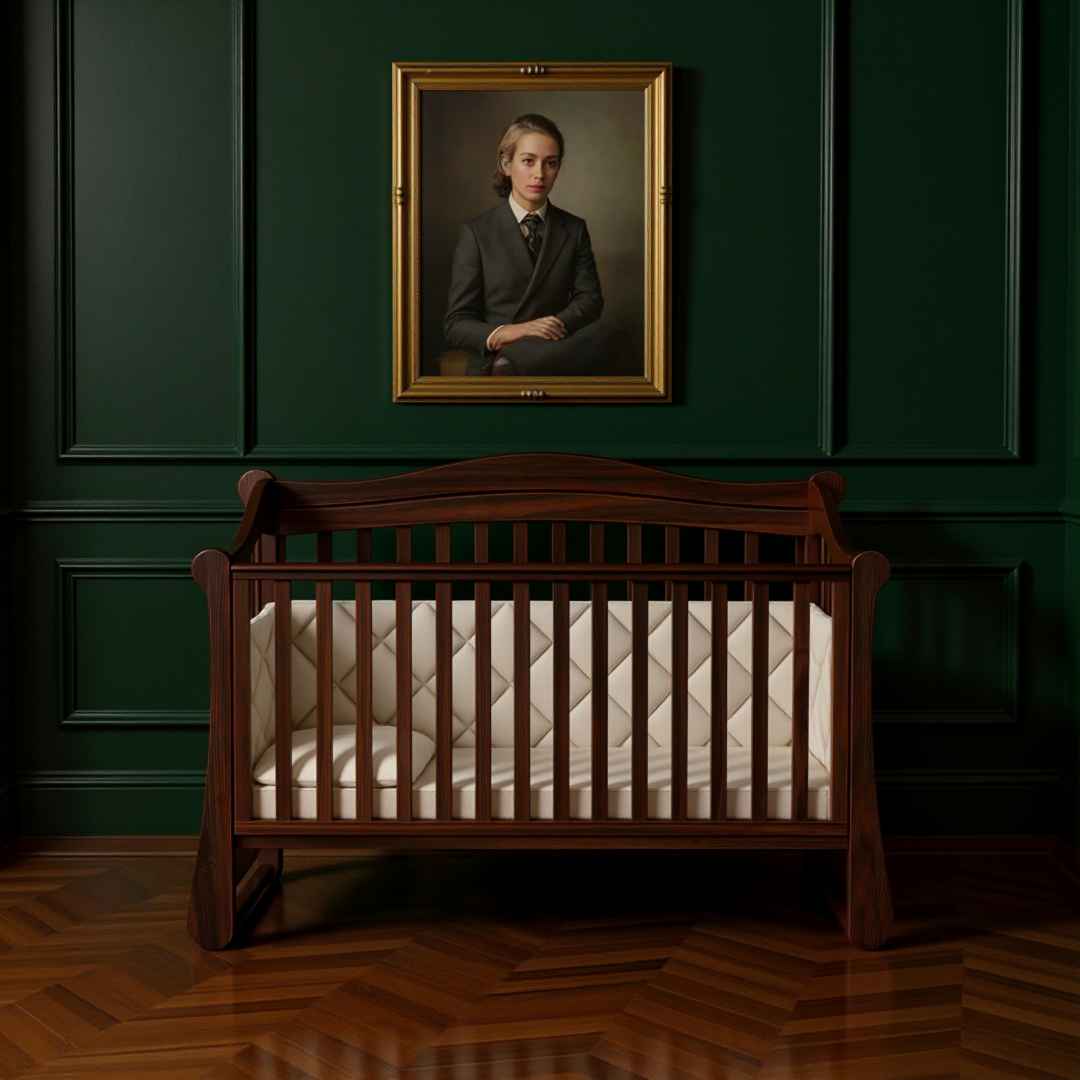 Dětská postýlka Flatti Gekko Kids 120x60. Tmavý ořech