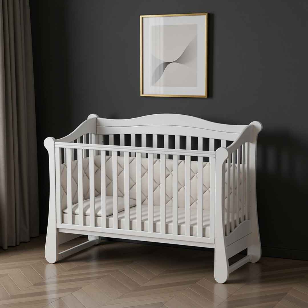 Dětská postýlka Flatti Gekko Kids 120x60. Bílá