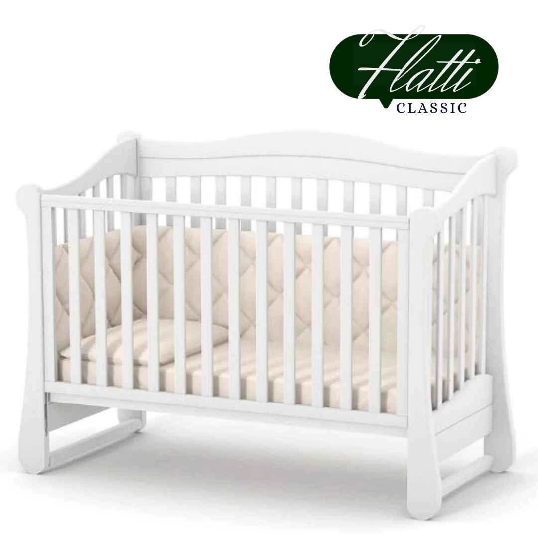 Dětská postýlka Flatti Gekko Kids 120x60. Bílá