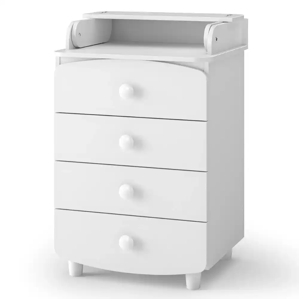 Dětská komoda Lappi Gekko Kids, 60x49x81cm, Bílá