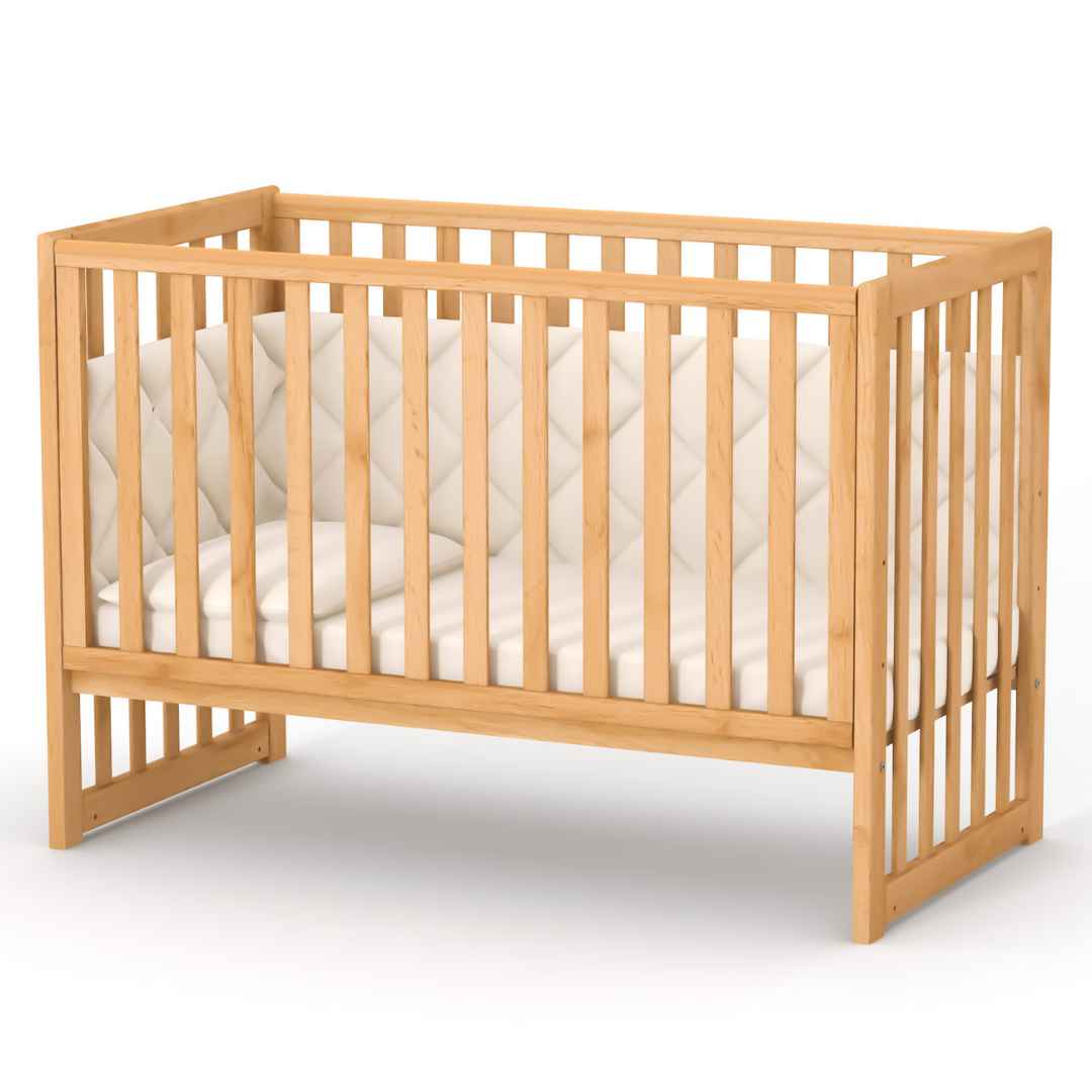 Dětská postýlka Sleeppo Gekko Kids 120x60. Přírodní Buk