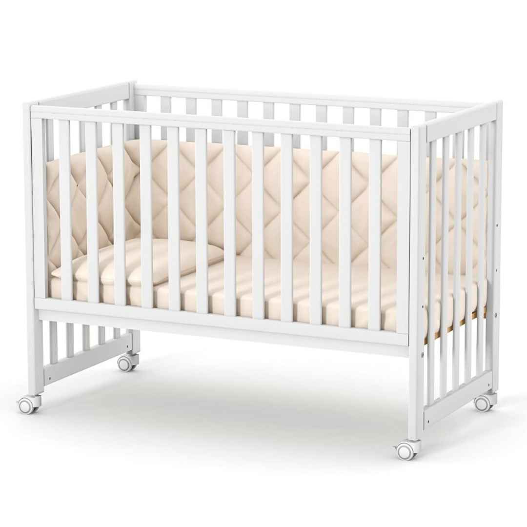 Dětská postýlka Sleeppo Gekko Kids 120x60. Bílá