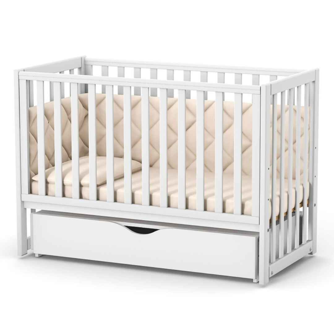 Dětská postýlka Sleeppo Gekko Kids 120x60. Bílá