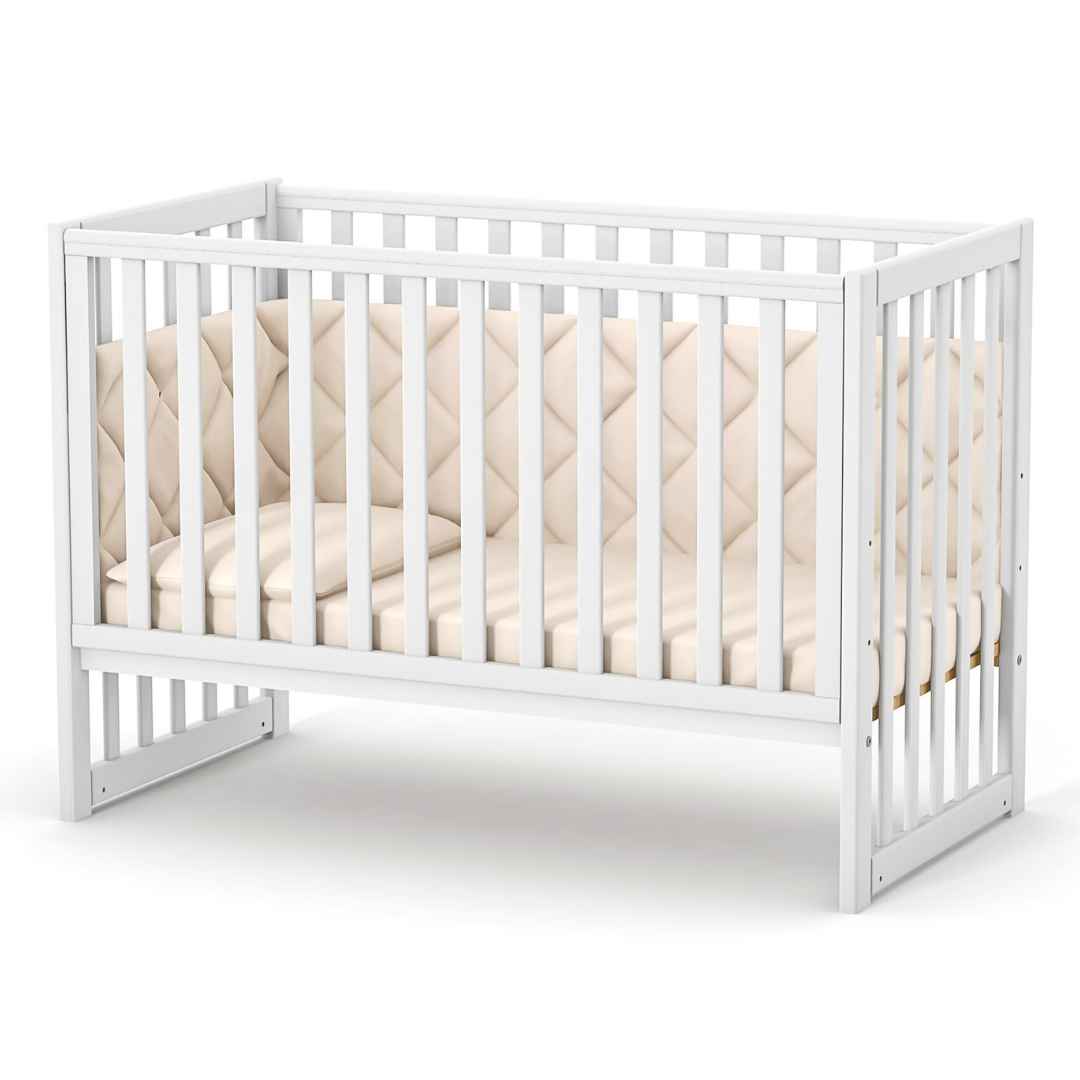 Dětská postýlka Sleeppo Gekko Kids 120x60. Bílá