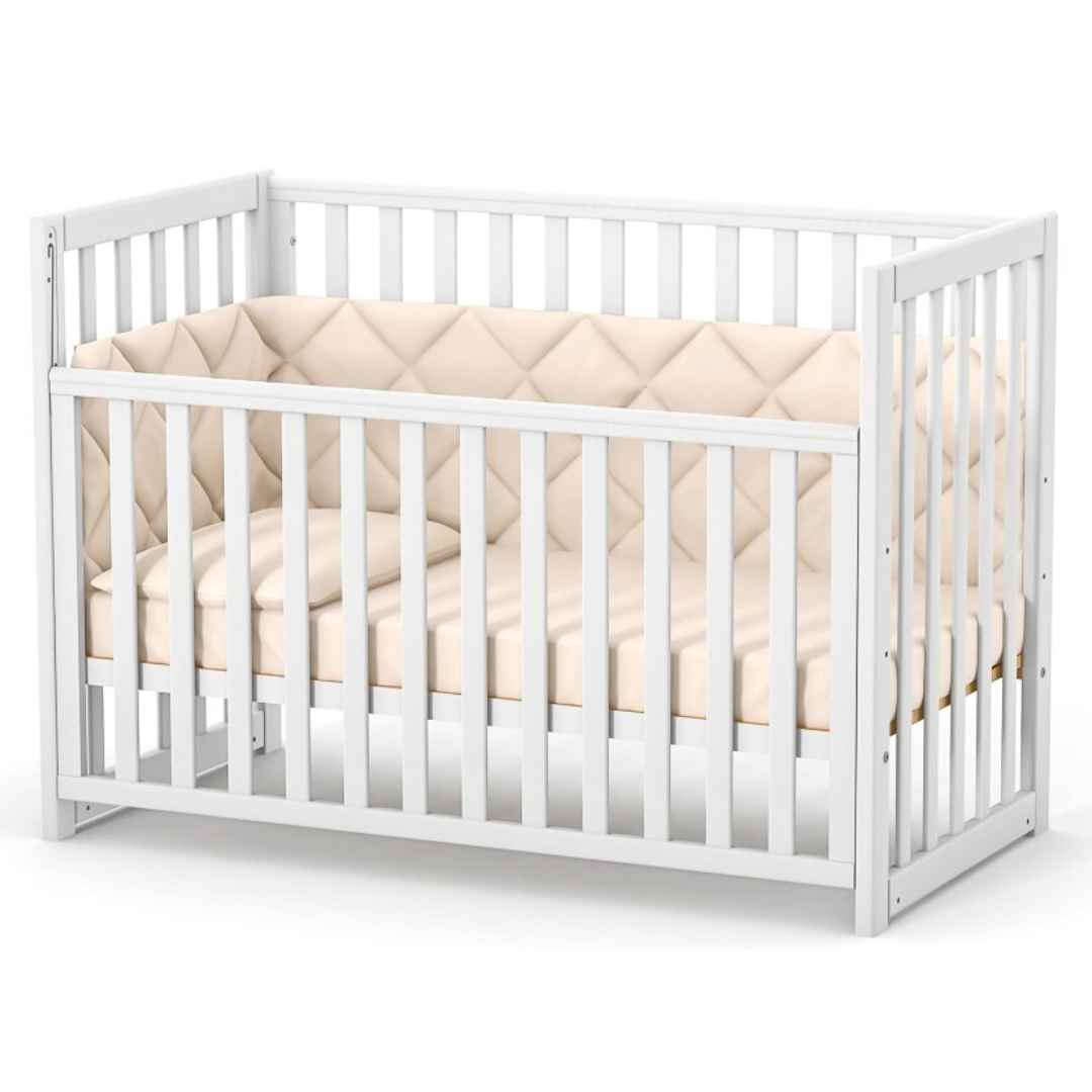 Dětská postýlka Sleeppo Gekko Kids 120x60. Bílá