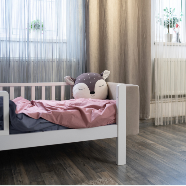 Jednolůžková postel Zukko Soft Gekko 190x80. Cappuccino / Bílá
