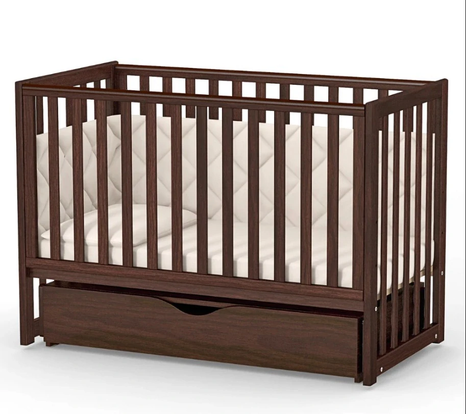 Dětská postýlka Sleeppo Gekko Kids 120x60. Ořech